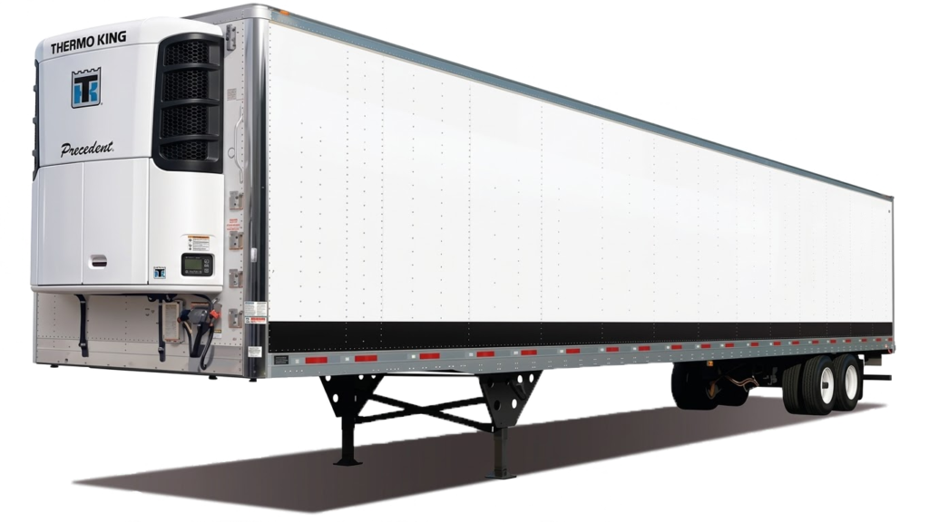 Refrigerated trailer for temperature-controlled transport